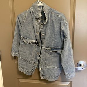 clean and new jean jacket